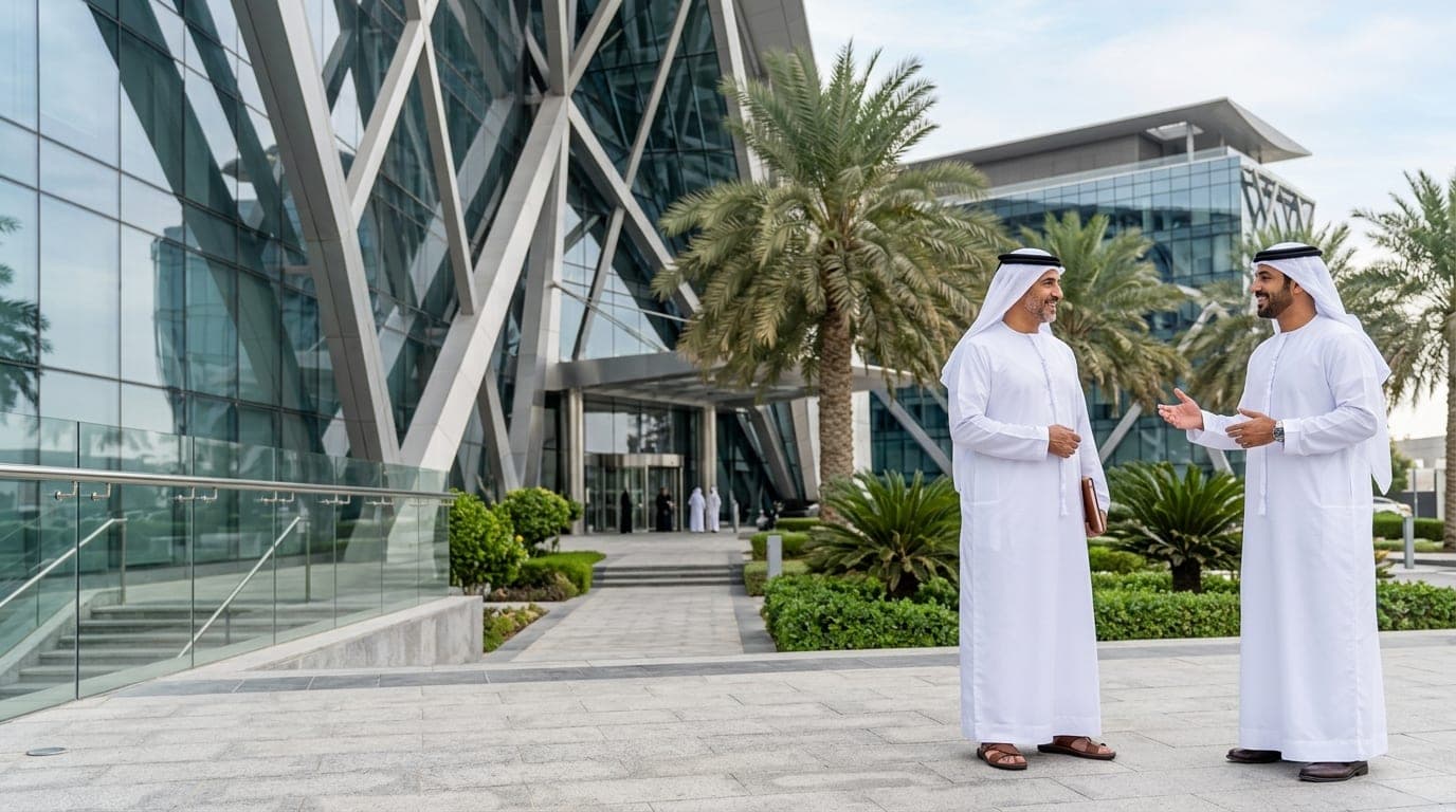 Almarai executive leadership in traditional corporate attire